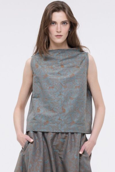 DOLINA - bluzka żakardowa