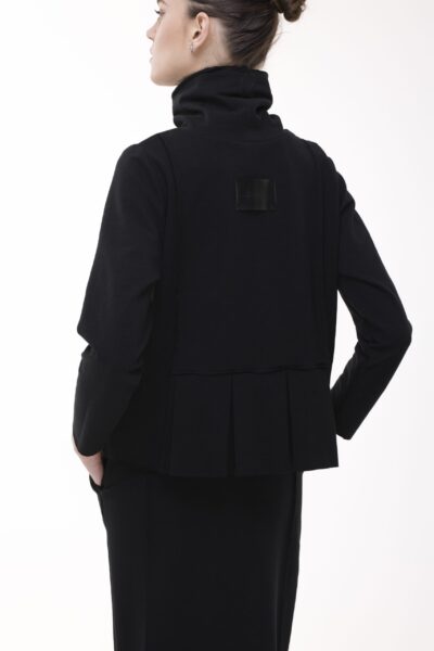 FALDA – bawełniana bluza z mini pliską