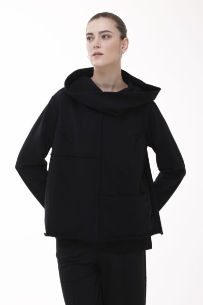 UKŁADANKA – bawełniana bluza z przeszyciami