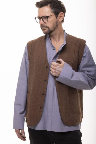 Przełom - dwustronna wełniana kamizelka