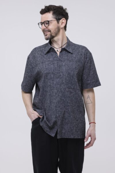 KONTRAST - bawełniana koszula męska