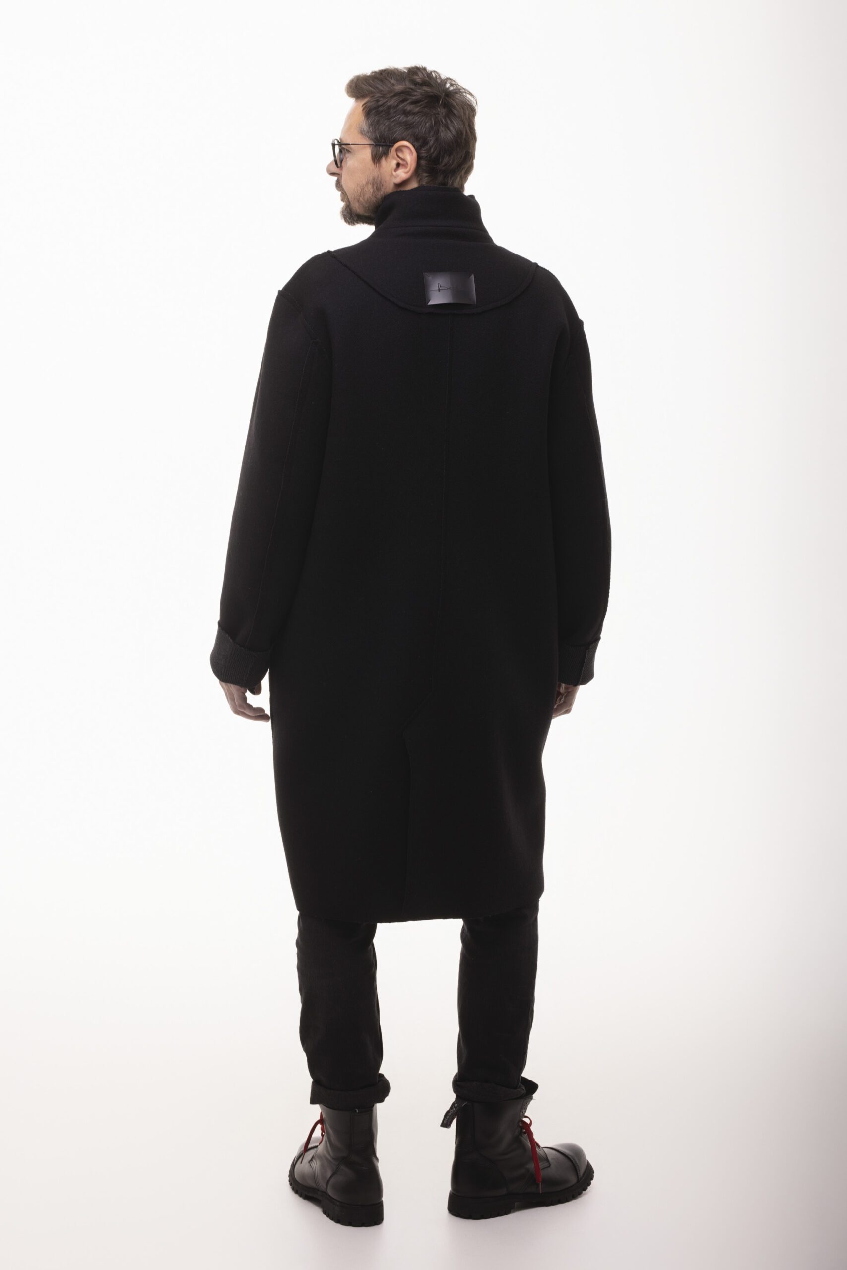 Twój Wybór - wełniany, dwustronny płaszcz jednorzędowy - obrazek 5