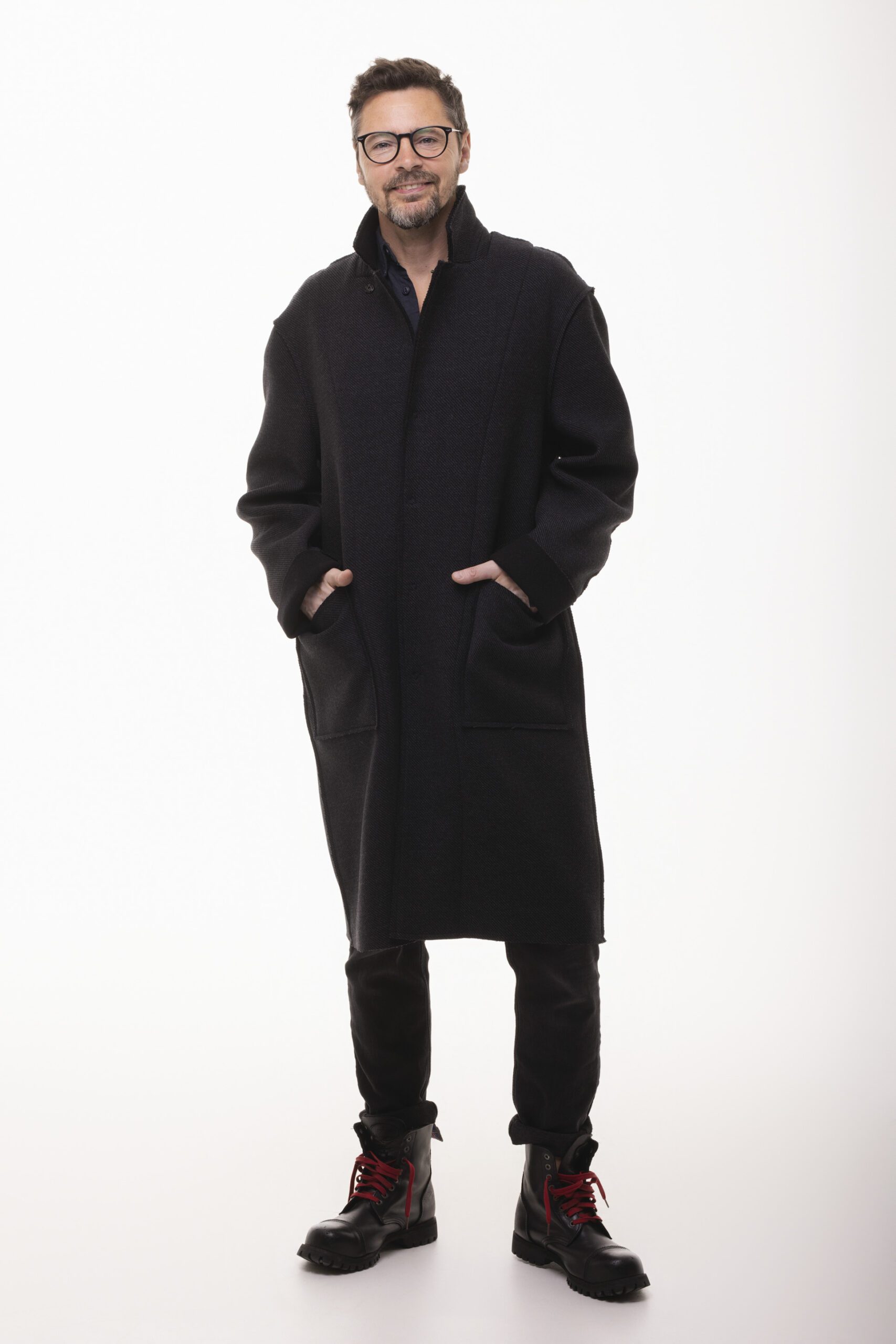 Twój Wybór - wełniany, dwustronny płaszcz jednorzędowy - obrazek 3