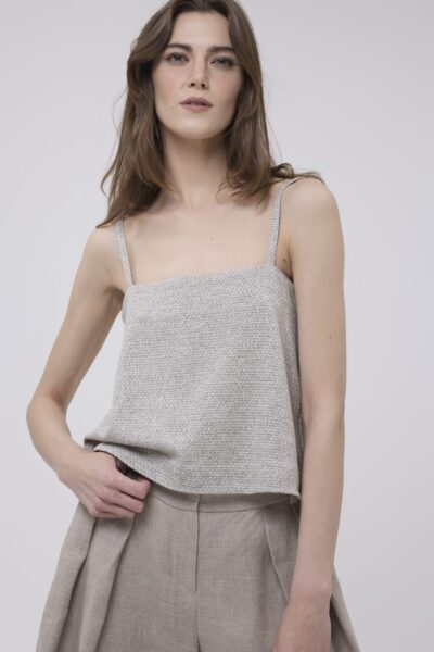 BAZA - krótki top na ramiączkach