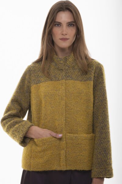 Przystań - wełniany żakiet z kieszeniami